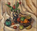 McFEE Henry Lee 1886-1953,Modernist Still Life with Flowers and Pottery,Everard & Company 2009-11-19