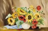 MCGEE VERA,Untitled Sunflowers and Poppies,1972,Heritage US 2007-05-19