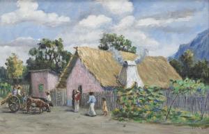 McGILL Eloise Polk 1868-1939,"Mexican Village,Dallas Auction US 2012-01-28