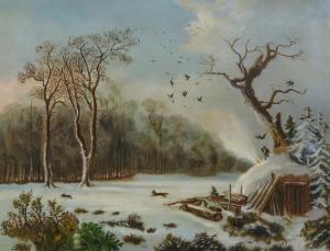 McGILL Eloise Polk 1868-1939,Winter Landscape,1891,Hindman US 2019-10-10