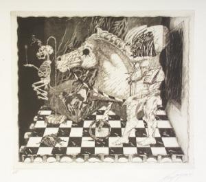 McGivern Christopher 1900-1900,Etching II,1985,Adams IE 2005-12-13