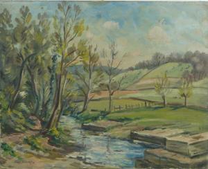 MCGOUGH Peter Thomas 1958,Rural landscape,Burstow and Hewett GB 2014-04-30