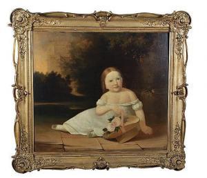 MCGREGOR Edward,PORTRAIT OF CHILD IN LANDSCAPE,1849,Charlton Hall US 2014-12-12
