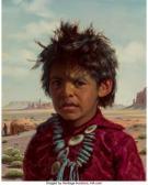 McGREW Ralph Brownell 1916-1994,Navajo Boy,Heritage US 2022-02-25
