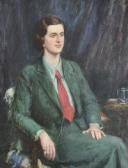 MCGRIGOR WHYTE D,Portrait of the Artist's Wife Wearing ,1935,Shapes Auctioneers & Valuers 2011-07-16
