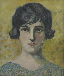 MCINTOSH Andrew,portrait of a girl,1930,Burstow and Hewett GB 2013-03-27
