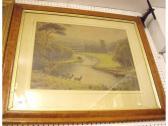MCINTYRE,Fountains Abbey with deer and river landscape,Smiths of Newent Auctioneers GB 2016-06-10