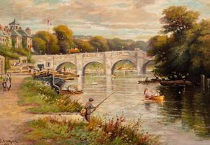 MCINTYRE J 1800-1900,Richmond Bridge,1917,Hindman US 2022-05-20