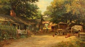 MCINTYRE Joseph W 1866-1888,A Tinkers Village,Gorringes GB 2014-02-05