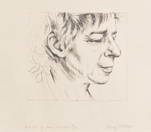 McINTYRE Mary 1966,Portrait of Tony Fomison,Webb's NZ 2022-02-15