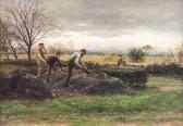 McKAY William Darling 1844-1924,STONE-BREAKERS, EAST LOTHIAN,1876,Lyon & Turnbull GB 2006-01-26