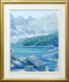MCKEE John 1941,Valley of the Ten Peaks,Lando Art Auction CA 2019-02-24