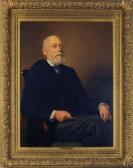 MCKEE Robert 1806-1894,portrait of Jotham Goodnow,Aetna President,1892,Pook & Pook US 2010-11-19