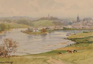 McKELVEY Frank 1895-1974,'Above the River's Bend',Morgan O'Driscoll IE 2012-07-02
