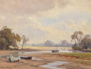 McKELVEY Frank 1895-1974,Boats at Low Tide,William Doyle US 2024-03-27
