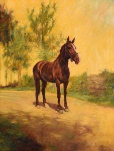MCKENDRY Kenny 1964,Horse Study,Morgan O'Driscoll IE 2017-03-13