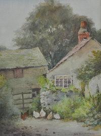 MCKENNA F.S,Chickens in a Farm Steading,Shapes Auctioneers & Valuers GB 2011-07-16