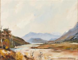 McKENZIE Charles 1800,Distant Hills, Haast River, N.Z.,Webb's NZ 2015-12-09