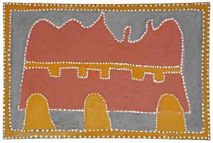 MCKENZIE Queenie, Nakarra 1930-1998,Pumululu Rock, Water Course,Elder Fine Art AU 2023-07-31