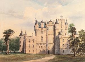 McKEWAN David Hall 1816-1873,Glamis Castle,1840,Capes Dunn GB 2020-01-14