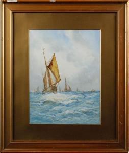 McKinley C 1900,Fishing boats at sea and in harbour,Bonhams GB 2010-10-06