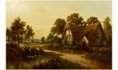 McKinley C 1900,Thatched Cottage Country Scene,Gerrards GB 2007-11-08