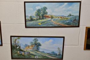 MCKINLEY Charles,Landscapes depicting a cottage and cattle,Richard Winterton GB 2020-07-27
