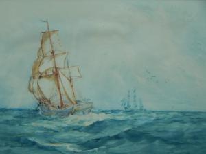 MCKINLEY S,Masted ships at sea,Golding Young & Mawer GB 2016-02-17