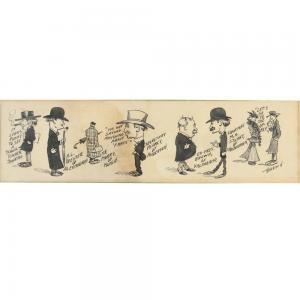 MCKINNEY HUBBARD frank 1868-1930,political satire caricature figure,Ripley Auctions US 2024-02-10