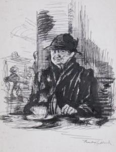 MCKINNEY HUBBARD frank,Portrait of man seated at coffee shop,Wickliff & Associates 2010-01-16