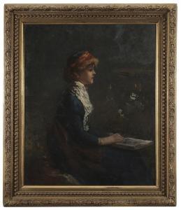 MCKINSTRY Grace Emmajean,Woman Painting in a Landscape,Brunk Auctions US 2014-03-15