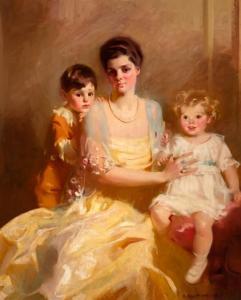 McLANE Jean,Portrait of the Brewster Family (Margaret Fitch Br,1917,William Doyle 2021-05-05