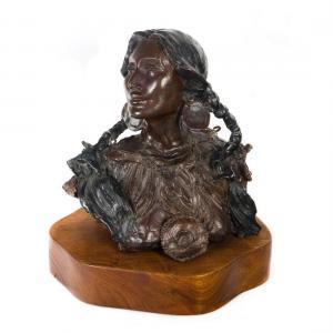 MCLAUGHLIN NANCY 1932-1985,Bust of a Woman,1974,Clars Auction Gallery US 2022-07-16