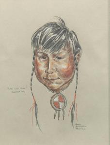 MCLAUGHLIN NANCY 1932-1985,Little Last Star Blackfoot boy,Aspire Auction US 2020-09-04