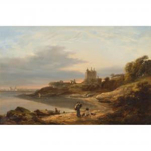 McLEA John Watson 1832-1861,FIFE CASTLE, FIFE LOOKING TOWARDS EDINBURGH,Lyon & Turnbull 2021-10-13