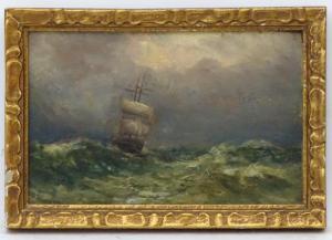 McLEA John Watson 1832-1861,Heavy Seas off the entrance to the River Tyne,1880,Dickins GB 2019-09-16
