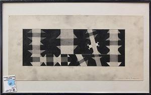 MCLEAN Ken,Black and White Abstract,Clars Auction Gallery US 2013-06-15
