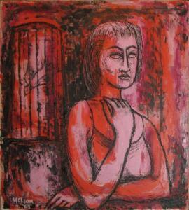 MCLEAN Phyllis 1932,Woman with Bird in cae,1957,Concept Gallery US 2010-10-16