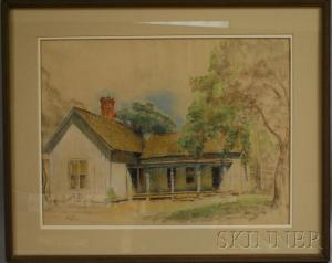 MCLELLAN Ralph D 1884-1977,Farmhouse,1935,Skinner US 2011-11-16