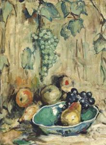 MCLEOD Mary 1900-1900,Still life with apples, pears and grapes,Christie's GB 2015-03-19