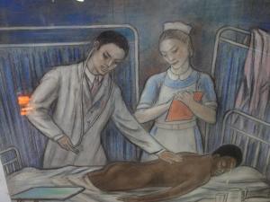 MCMILLAN William 1887-1977,Doctor and nurse examining a patient,Criterion GB 2020-01-27