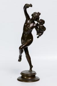 McMONNIES Frederick William 1863-1937,Bacchante and Infant Faun,1895,Shannon's US 2024-01-18