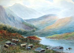 McNAB Allan 1901,Highland Landscape with Sheep,1908,Shapes Auctioneers & Valuers GB 2016-08-06
