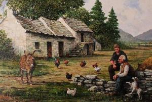 McNALLY Tony 1953,The Farmyard,Gormleys Art Auctions GB 2013-06-11