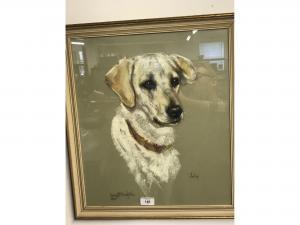 MCNAUGHTON AUDREY 1917-2010,dog portrait 'Julie',1963,Henry Aldridge GB 2019-08-17
