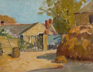 MCNICOLL Helen Galloway 1879-1915,Farm Yard in Brittany,Heffel CA 2025-01-30