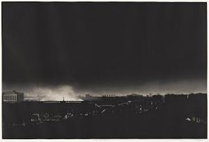 McPHERSON Craig 1948,Yankee Stadium at Night,1983,Swann Galleries US 2023-11-02
