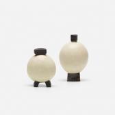 MCVEY Leza S 1907-1984,vessels, set of two,1969,Wright US 2018-04-19