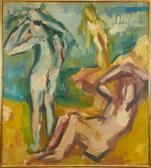 MEAD Dorothy 1928-1975,bathers after Cezanne,1965,Reeman Dansie GB 2023-02-14