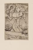 MEAD Roderick 1900-1971,Girl on a boat, and Lizard,1949,Bloomsbury London GB 2013-03-28